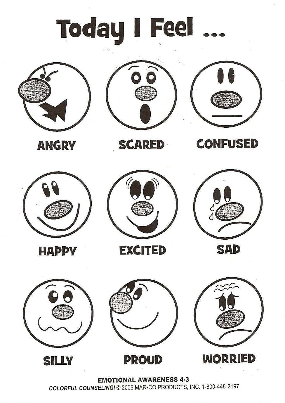 Feelings faces